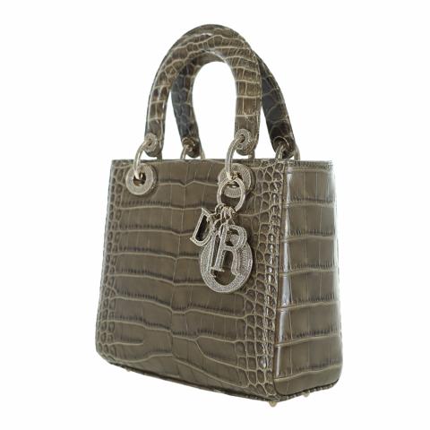 Mini lady dior outlet crocodile bag price